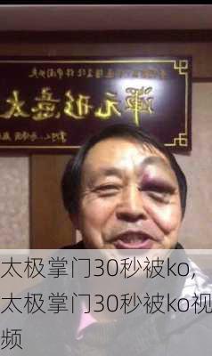 太极掌门30秒被ko,太极掌门30秒被ko视频